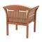Alaterre Furniture Stamford Eucalyptus Wood Outdoor Set with 2 Chairs, Bench, and Coffee Table, Set of 4 ANSF01123EBO - alternate 7